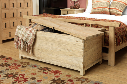 Reclaimed Elm Blanket Chests