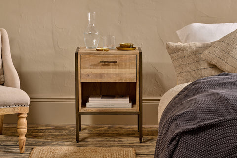 Mango Wood Bedside Units