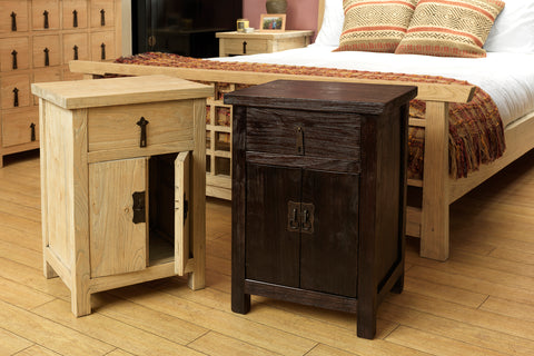 Reclaimed Elm Bedside Units