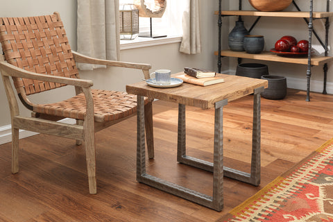Reclaimed Elm Side Tables