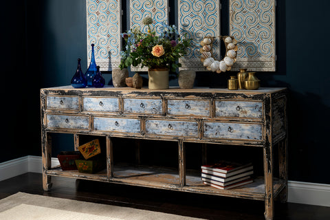 Reclaimed Pine Console Tables
