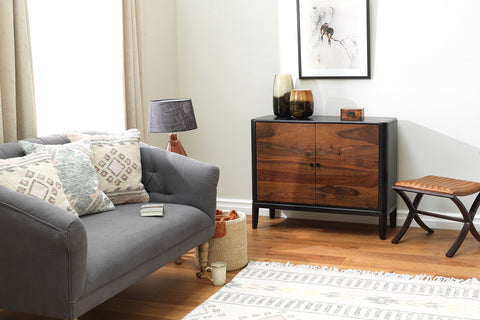 Ribbed Mango & Sheesham Wood