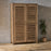 Ibo Reclaimed Wood Slatted Cabinet, Natural, Large