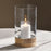 Rustic Pillar Candle, White