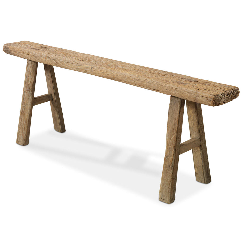 Rustic wooden 2024 bench seat