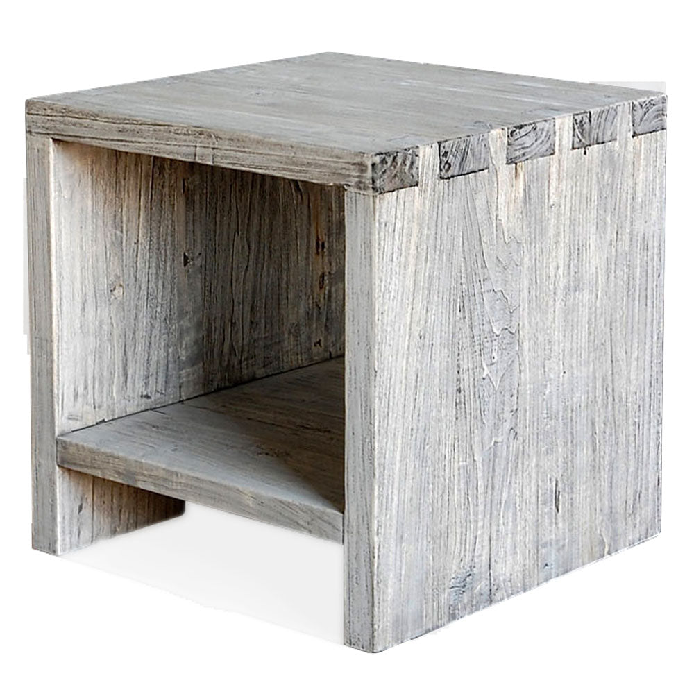 Grey rustic online end tables