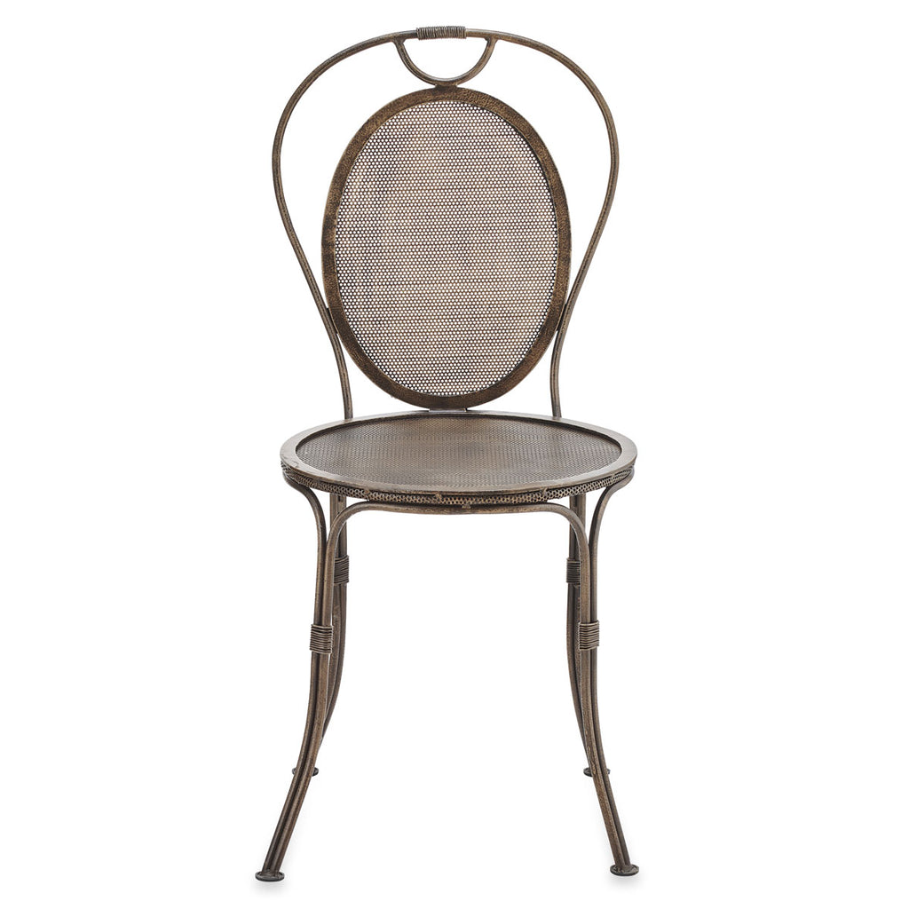 Parwaha Iron Bistro Chair — Kayu Home