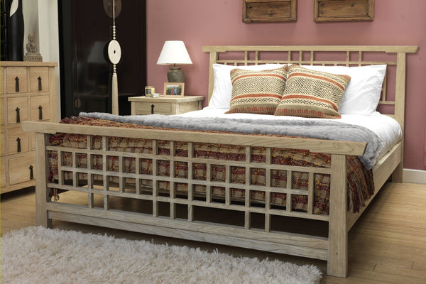 Solid reclaimed wood beds, natural wood beds and bed frames, rustic daybeds