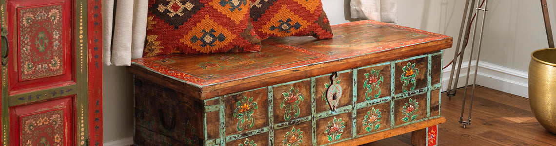 Antique Indian Chests and Boxes