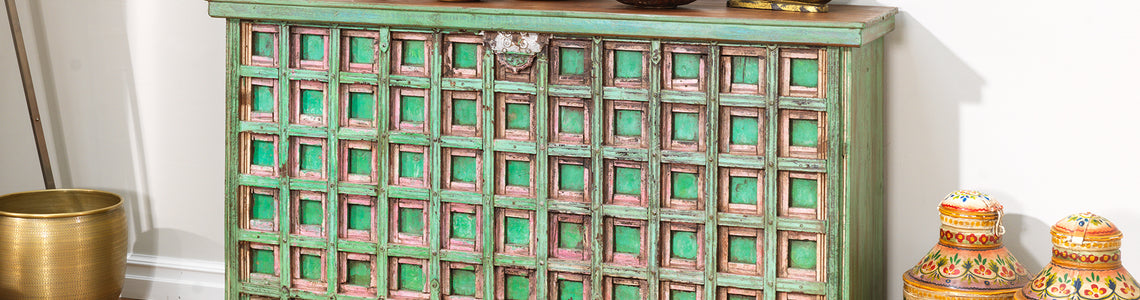 vintage Indian Dowry Chests