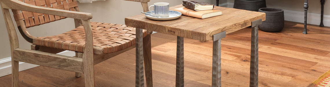 Reclaimed Wood Side Tables