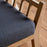 Avanthi Upholstered Sleigh Bench, Charcoal