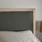 Anesha Upholstered Linen Headboard, Muted Olive