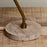 Mahra Marble and Metal Desk Lamp