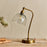 Purnia Glass & Metal Desk Lamp