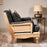 Abe Velvet Armchair, Charcoal