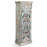 Narrow Carved Single Door Cabinet
