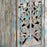 Narrow Carved Single Door Cabinet
