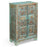 Distressed Turquoise Two Door Almirah