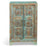 Distressed Turquoise Two Door Almirah