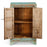 Distressed Turquoise Two Door Almirah
