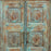 Distressed Turquoise Two Door Almirah