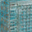 Painted Blue Vintage Pithara Cabinet