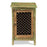 Distressed Green Side Cabinet with Lattice Front