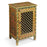 Painted Side Cabinet with Lattice Front