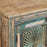Large Painted Sideboard with Sunburst Panels