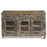Vintage Indian Sideboard with Glass Panelled Doors
