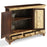 Indian Vintage Cream Sideboard with Glass Panelled Door