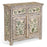Cream Painted Floral Cabinet
