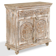 Decorative Cream Indian Mid Cabinet