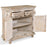 Decorative Cream Indian Mid Cabinet