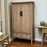 Large Tapered Natural Elm Cabinet