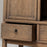 Large Tapered Natural Elm Cabinet
