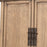 Large Tapered Natural Elm Cabinet