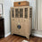 Lattice Door Storage Cabinet