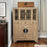 Lattice Door Storage Cabinet
