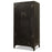 Black Lacquer Antique Elm Armoire