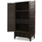 Black Lacquer Antique Elm Armoire