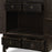 Black Lacquer Antique Elm Armoire