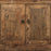 Square Antique Elm Storage Cabinet