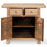 Tapered Natural Elm Cabinet