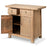 Tapered Natural Elm Cabinet