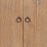 Tapered Natural Elm Cabinet