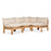 Anbarasi Wooden Modular Sofa Extension