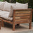 Anbarasi Outdoor Wooden Modular Sofa Corner