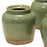 Small Green Stoneware Jar